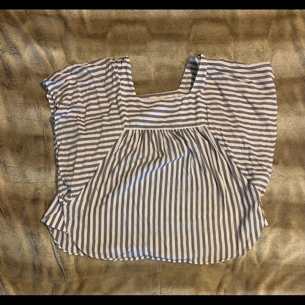 STRIPPED BABYDOLL SHIRT